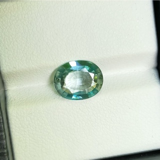 เพทายสีฟ้าเขียวทะเลสวยมาก (Zircon) 2.85 กะรัต (0345)