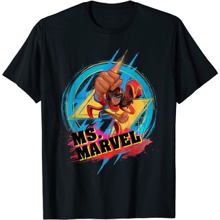 นักรบแห่งความลับ Marvel Slow Rising Ms. เสื้อยืด พิมพ์ลายโลโก้ Marvel Portrait สําหรับผู้ใหญ่Size S-5XL