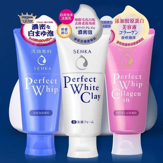 Senka Perfect Whip Foam Collagen [120g.]โฟมล้างหน ลังหนำเนื้อวิป ซิเซโต๋ โฟมล้างหน้า