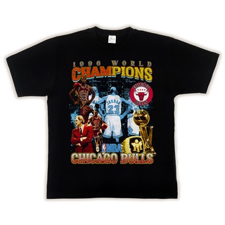 [S-5XL] เสื้อยืดแขนสั้น พิมพ์ลาย Star Kobe Chicago Jordan ทรงหลวม