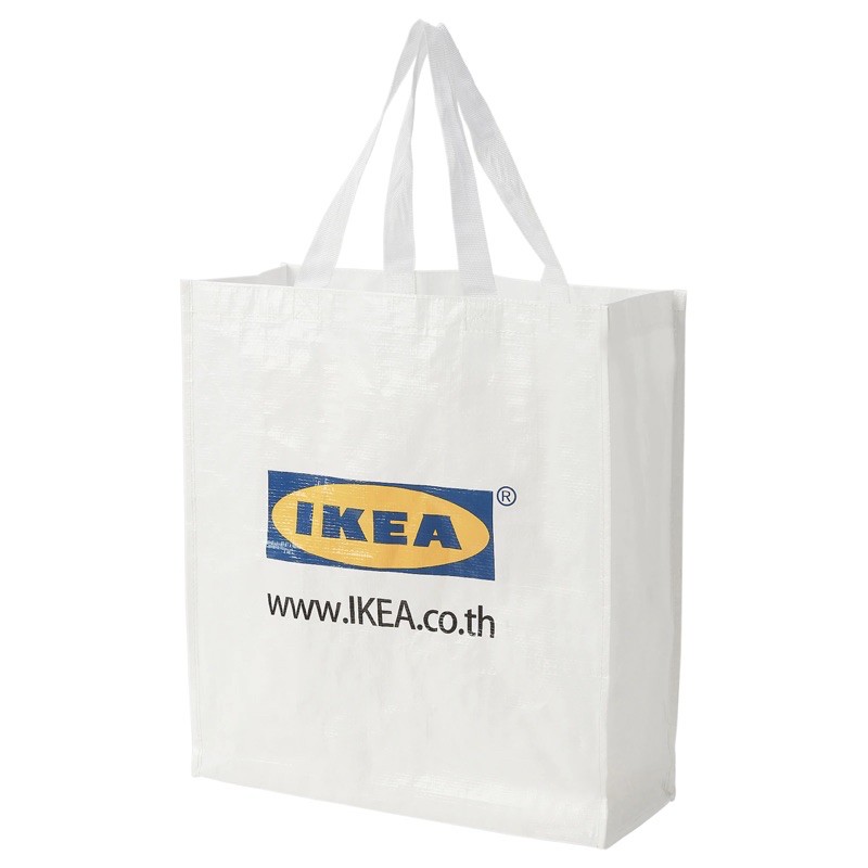 🌈พร้อมส่ง [ IKEA ] ☀️กระเป๋าช้อปปิ้ง IKEA แท้ 100% สีขาว