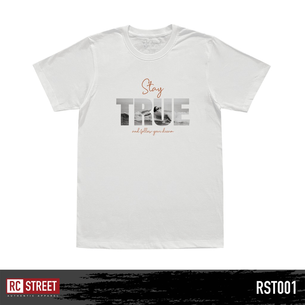 RED CHANNEL เสื้อยืด RC STAY TRUE (RST - 100% COTTON)