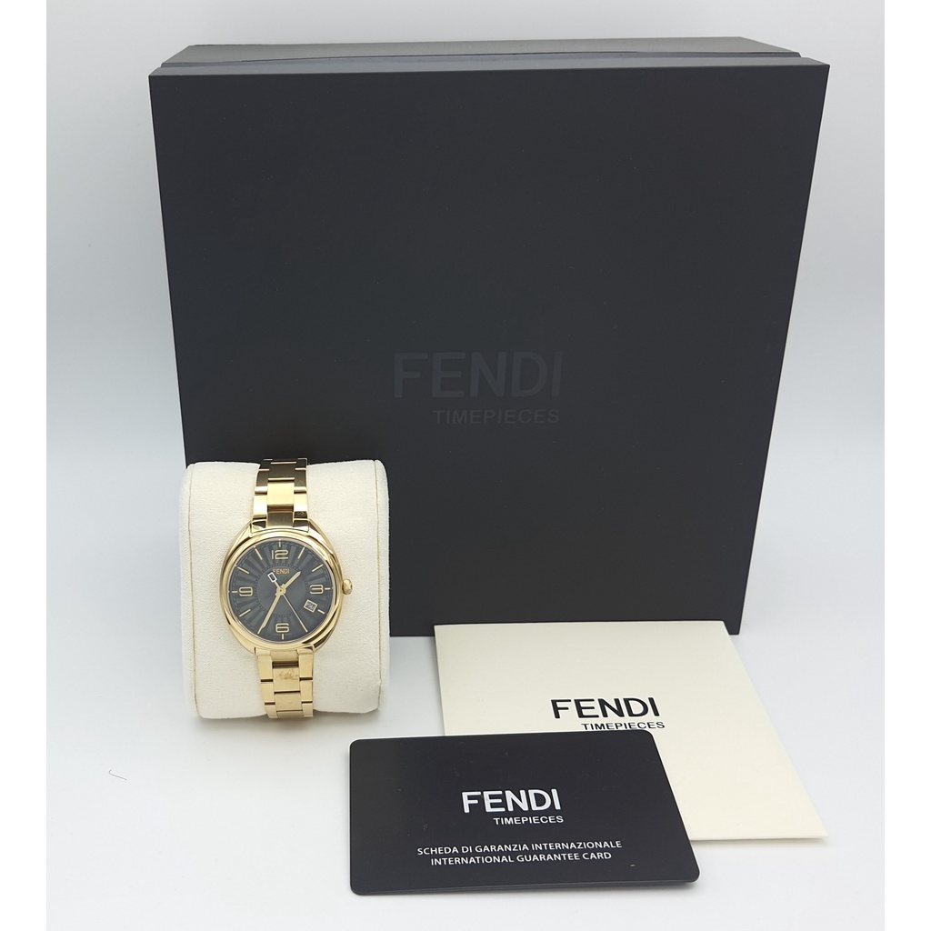 นาฬิกา FENDI WOMEN'S F218431500 SWISS QUARTZ 34 MM พร้อมกล่อง (ใหม่มีตำหนิ)