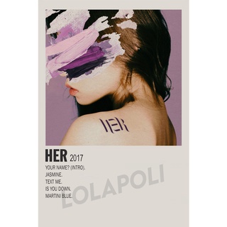 โปสเตอร์ ลายปกอัลบั้ม Her ศิลปิน DPR LIVE