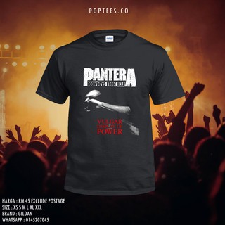 เสื้อยืดวินเทจGILDAN Pantera เสื้อยืดผ้าฝ้าย 100% พิมพ์ลายกราฟิก UNISEXS-3XL