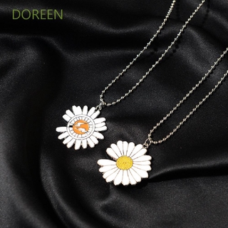 Doreen สร้อยคอโช้คเกอร์แฟชั่นลายดอกไม้น่ารักสําหรับผู้หญิงและผู้ชาย