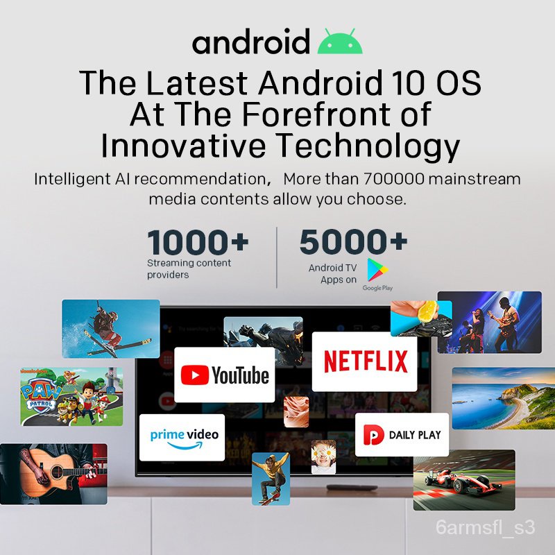 rpEo ขายCOOCAA 50S5G Pro+ ทีวี 50 นิ้ว Android TV 4K UHD Android10.0 AV1คุณภาพ100%