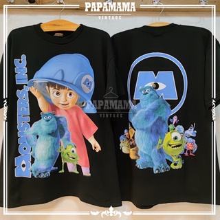 [ MONSTERS INC.] เสื้อการ์ตูน DTG ดิจิตอลปรินท์ papamama vintage shirt