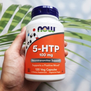 เอชทีพี สารสกัดเมล็ดกริฟโฟเนีย 5-HTP, 100 mg, 120 Veg Capsules (Now Foods®)