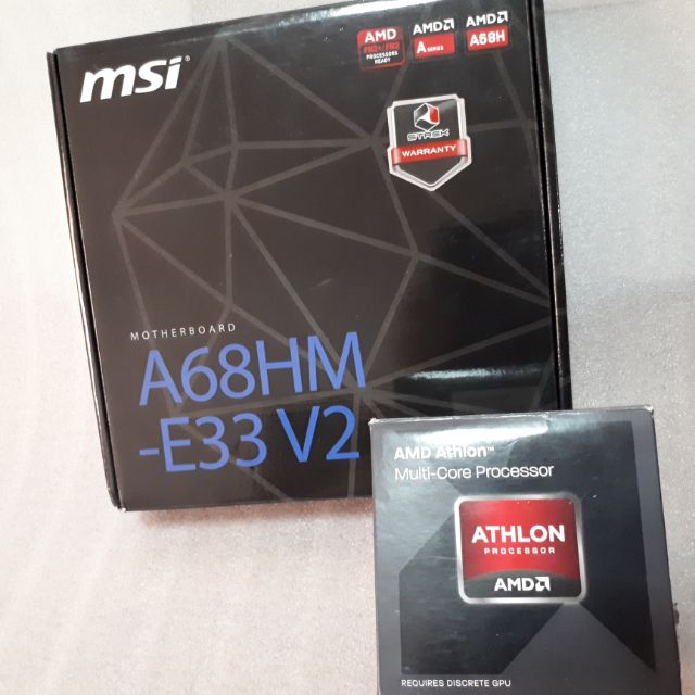 msi a68hm-e33 v2 + amd athlon x4 870k 3.9 ghz