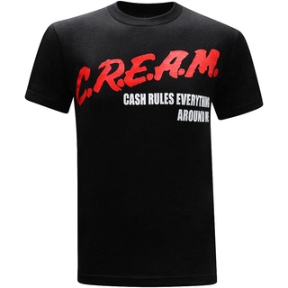 จีค ซี อาร์ เอ็ม เสื้อยืด พิมพ์ลาย Cash Rules Everything Around Me แฟชั่นฤดูร้อน สําหรับผู้ชาย