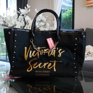 💋 New Arrival!! งาน canvas กำลังมาแรงค้า Victorias Secret Canvas Large Tote Bag 🍭