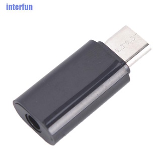 (Interfun) อะแดปเตอร์แปลงเสียงหูฟัง Type-C เป็น 3.5 มม. Aux Ja Usb-C ขนาดเล็ก