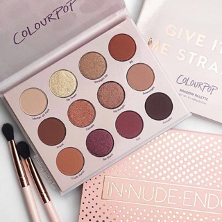 🔥ของแท้💯/พร้อมส่ง Colourpop Cosmetics “Give it straight to me” Eyeshadow Palette