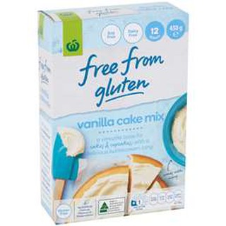🔥แนะนำ!! WW Free From Guten Vanilla Cake Mix แป้ง ทำเค้ก วานิลลา วูลเวิร์ธ 430 g คุณภาพระดับพรีเมี่ยม