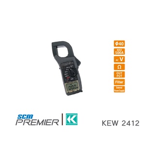 KYORITSU แคล้มป์มิเตอร์ ดิจิตอล AC/DC Digital Clamp Meter รุ่น KEW 2412