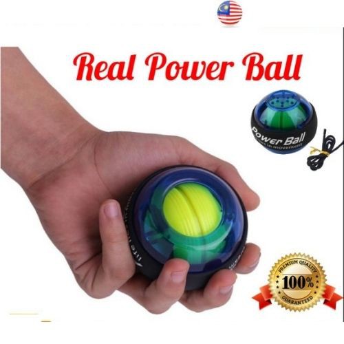 Power Ball Gyroscope Training LED ลูกบอลออกกําลังกายลูกกอล์ฟ Rasengan Power Ball ข้อมือจริง