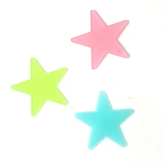 (พร้อมส่ง ไม่ต้องรอ)ดาวเรืองแสง 100ดวง คละสี Glowing star