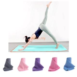 Anti Slip Yoga Mat Towel Blanket Fiber Fitness Pilates Exercise Mattress