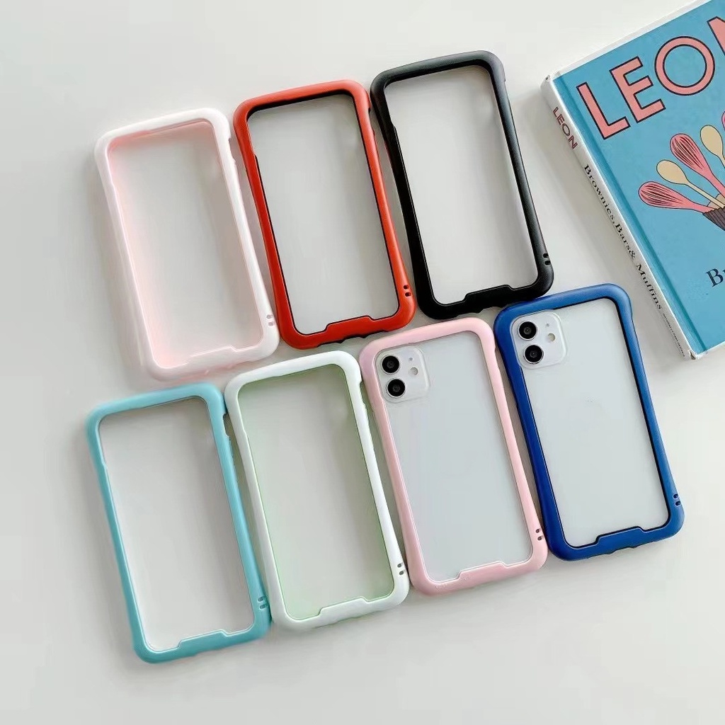 S-line Candy โทรศัพท์กันชนสําหรับ iPhone12promax 11pro Xsmax XR 7/8PLUS SE2020 6/7/8 SE3
