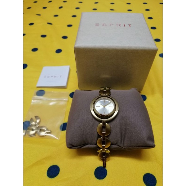 นาฬิกา​ ESPRIT​ สายเก๋​ กล่องพร้อมอะไหล่ครบชุด
