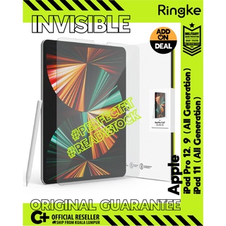 Ringke [ตัวป้องกันที่มองไม่เห็น] ความหนา คุณภาพสูง ทนทาน สําหรับ iPad Pro 12.9 Pro 11 [2021,2020,2018]