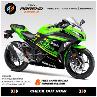 สติกเกอร์ ลายกราฟิก NINJA 250 FI สําหรับรถจักรยานยนต์ KAWASAKI NINJA FI LIVERY ZX3R