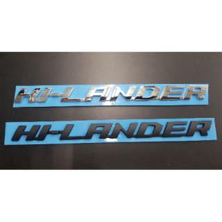 logo Hi-Lander ของรถ Isuzu 2020