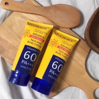 Mychoice Sun Block 60PA+++ กันแดด มายช้อยส์ 60เท่า 150ml.