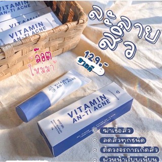 เจลละลายสิวฟาวเดอร์สกิน วิตามิน เเอนดี้ เเอคเน่ VITAMIN AN-TI ACNE 10g. (1ชิ้น )