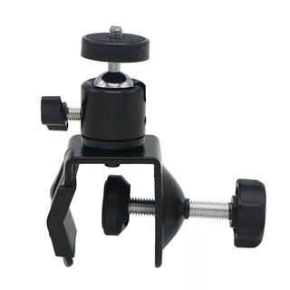 C-Clamp Camera Mount 360 Degree Swivel Ball Head with 1/4 Screw for DSLR Photography Photo Studio Light Stand