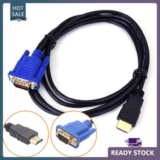 Rga สายแปลงสัญญาณวิดีโอ HDMI ตัวผู้ เป็น VGA ตัวผู้ ความเร็วสูง ทนต่อการสึกหรอ สําหรับทีวี