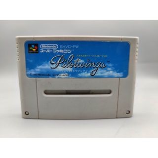 PILOT WINGS ตลับแท้ Super Famicom SFC เล่นได้ ตามรูป