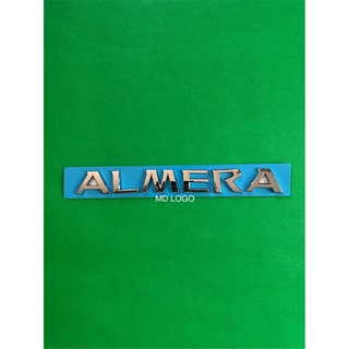 โลโก้ ALMERA ติดนิสสัน ขนาด 19.5x2.2 cm.