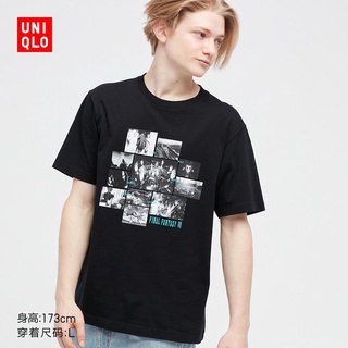 Uniqlo UT เสื้อยืดแขนสั้น พิมพ์ลาย Final Fantasy สําหรับผู้ชาย และผู้หญิง 449080ยืด.สบาย.รัก