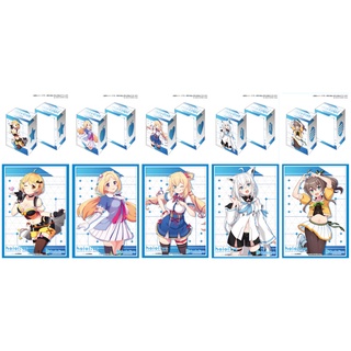 Bushiroad Sleeve &amp; Deck Holder Hololive Production Gen 1 :  Yozora Mel, Aki Rosenthal, Haato, Shirakami Fubuki, Matsuri