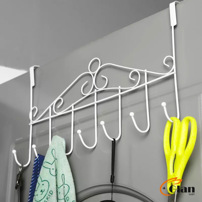 Glanxuan ตะขอเกี่ยวประตูหลัง ตะขอหลังประตูห้องน้ำ แขวนอเนกประสงค์ back door hook ราคา ถูกที่สุด ดีลบีเคเค แกลเลอรีภาพที่ 3