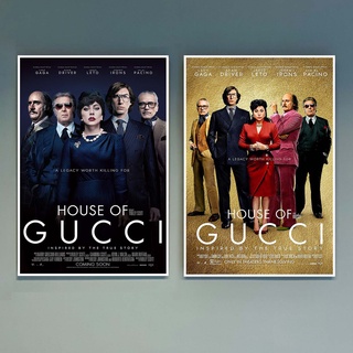 House of Gucci Poster : Lady Gaga, Adam Driver ขนาด 33x48 cm มีหลายแบบให้เลือก