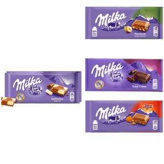 Milka chocolate นำเข้าจาก เยอรมัน   Net:100g.