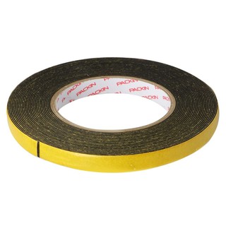 Adhesive tape DOUBLE-SIDED FOAM TAPE PACK IN 12MMX10Y BLACK Stationary equipment Home use เทปกาว อุปกรณ์ เทปโฟม 2หน้า PA