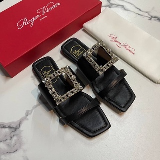 รองเท้าแตะ Roger Vivier Slide Sandal💚💚