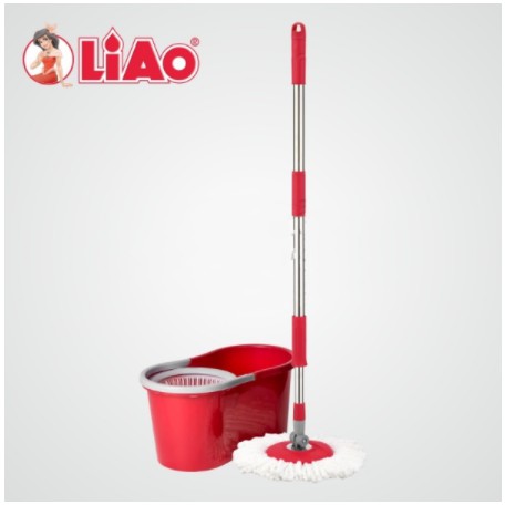 LIAO 360 Spin Magic Rotary Tornado Mop / Easy Mop / Spinning Mop