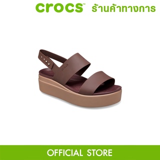 CROCS Brooklyn Low รองเท้าส้นสูงผู้หญิง