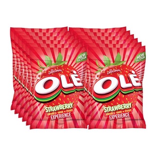 โอเล่ ลูกอมรสสตรอเบอร์รี่่ บรรจุ 28กรัม ยกแพ็ค 12ซอง OLE CANDY STRAWBERRY