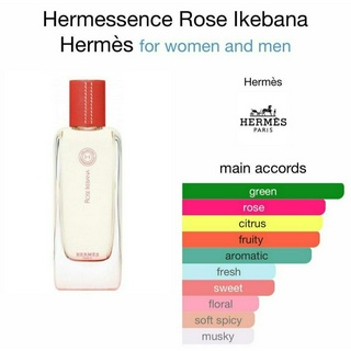 อิมพอร์ตหิ้ว HERMES ROSE IKEBANA EDT 100ML PERFUME ▪️100ml.  ▪️INBOX ซีล  ▪️ราคาส่ง 1900อิมพอร์ตหิ้ว HERMES ROSE IKEBANA