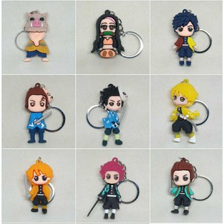 ส่งไว ส่งฟรี มีcoin คืน🔥พวงกุญแจตุ๊กตา ดาบพิฆาตอสูร : demon slayer key chain - ทันจิโร่ เซ็นนิตสึ กิยู อิโนซึเกะ เนซึโกะ