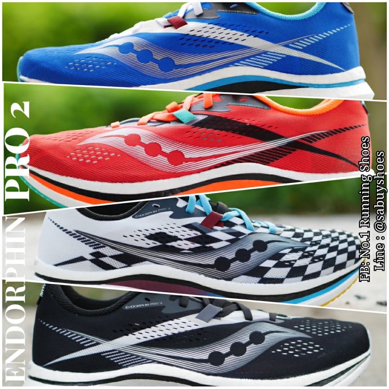 [มี 4 สี+✨] Saucony รุ่น Endorphin Pro 2 (Men) S20687-40 - carbon plate ตัวทอป หน้าเท้าปกติ ของเเท้ 