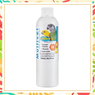 Multivet วิตามินรวมสำหรับนก 250ml