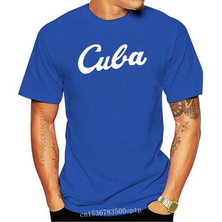 เสื้อยืดผ้าฝ้ายพิมพ์ลายคลาสสิก เสื้อยืดลําลอง แขนสั้น พิมพ์ลาย Cuba Script Beisbol Cuban Castro Viva s เข้ากับทุกการแต่ง