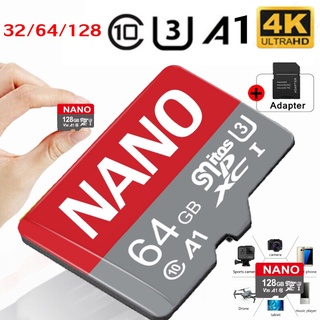 ⚡️⚡️Nanotech Micro SD card Class10 U3 8GB,16GB,32GB,64GB,128GB⚡️⚡️ เมมโมรี่การ์ด กล้องวงจรปิดไร้สาย กล้อง Ip camera